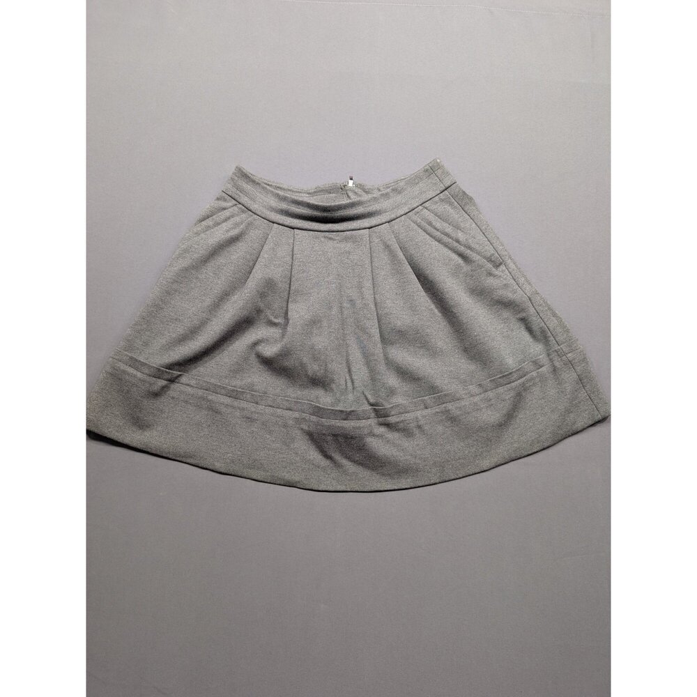 Marc by Marc Jacobs Gray Mini Skirt Size S Pleated A-Line